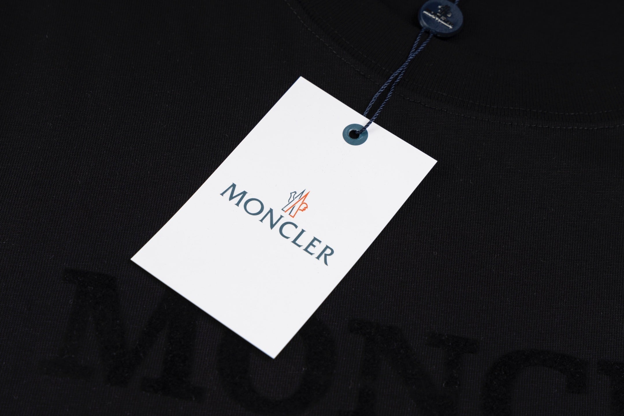 Fashion flocked cotton T-shirt