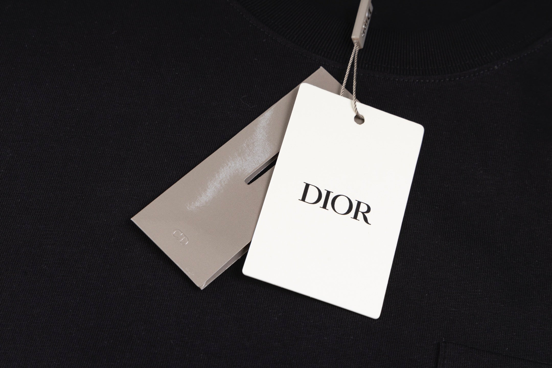 Double-sided embroidered cotton T-shirt