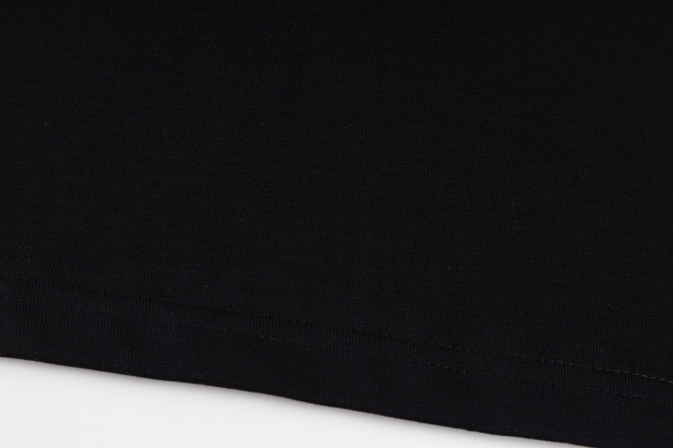 Double-sided embroidered cotton T-shirt