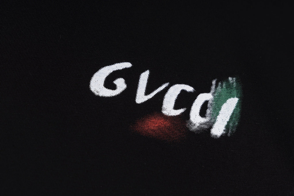 Floral cotton T-shirt