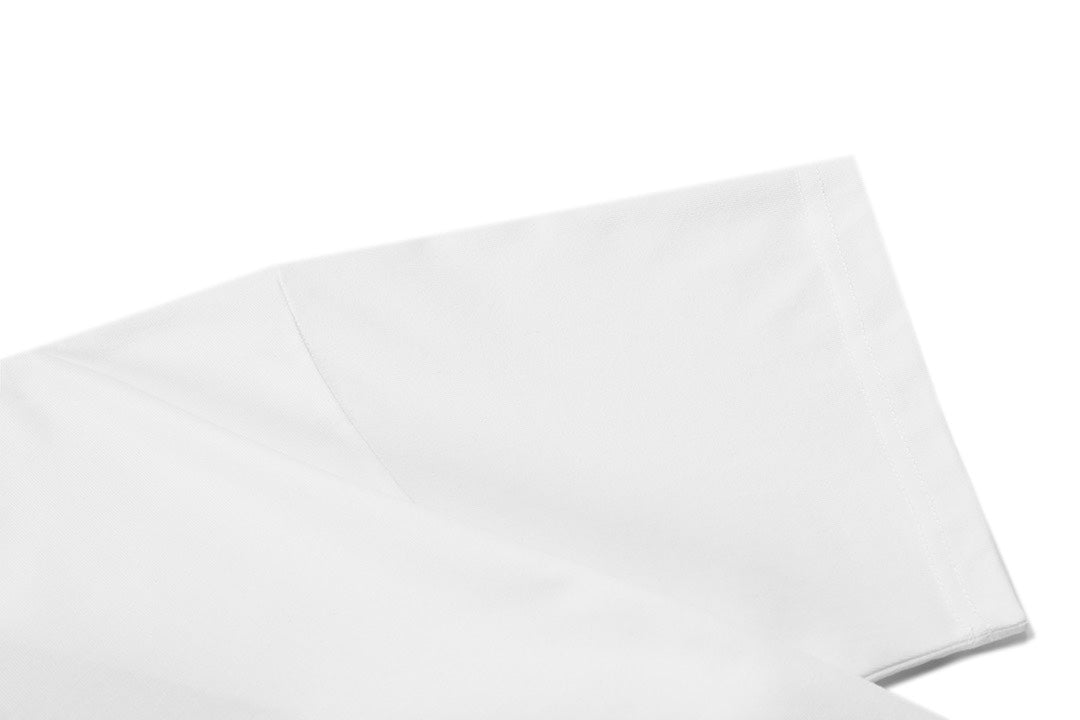 Patchwork crew neck cotton T-shirt