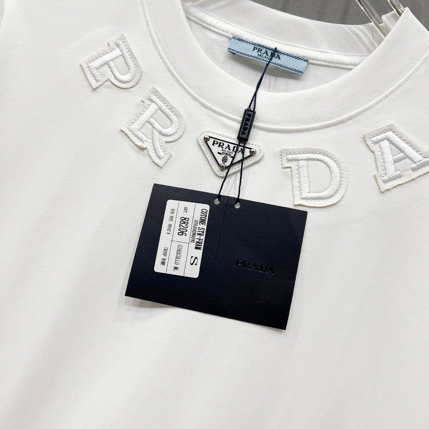 Patch Embroidered Cotton T-Shirt