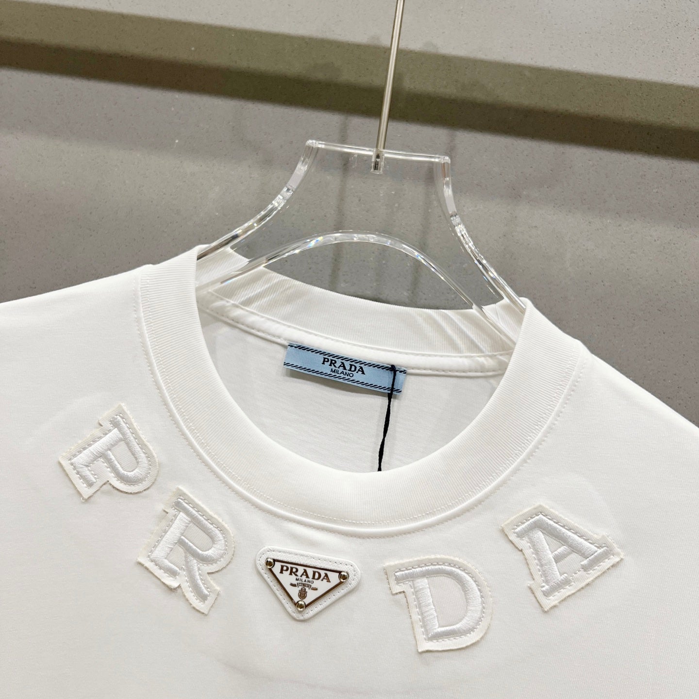 Patch Embroidered Cotton T-Shirt