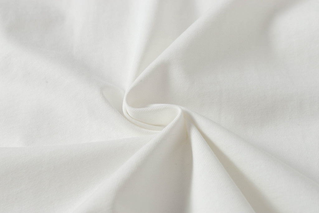 Foam round neck cotton T-shirt