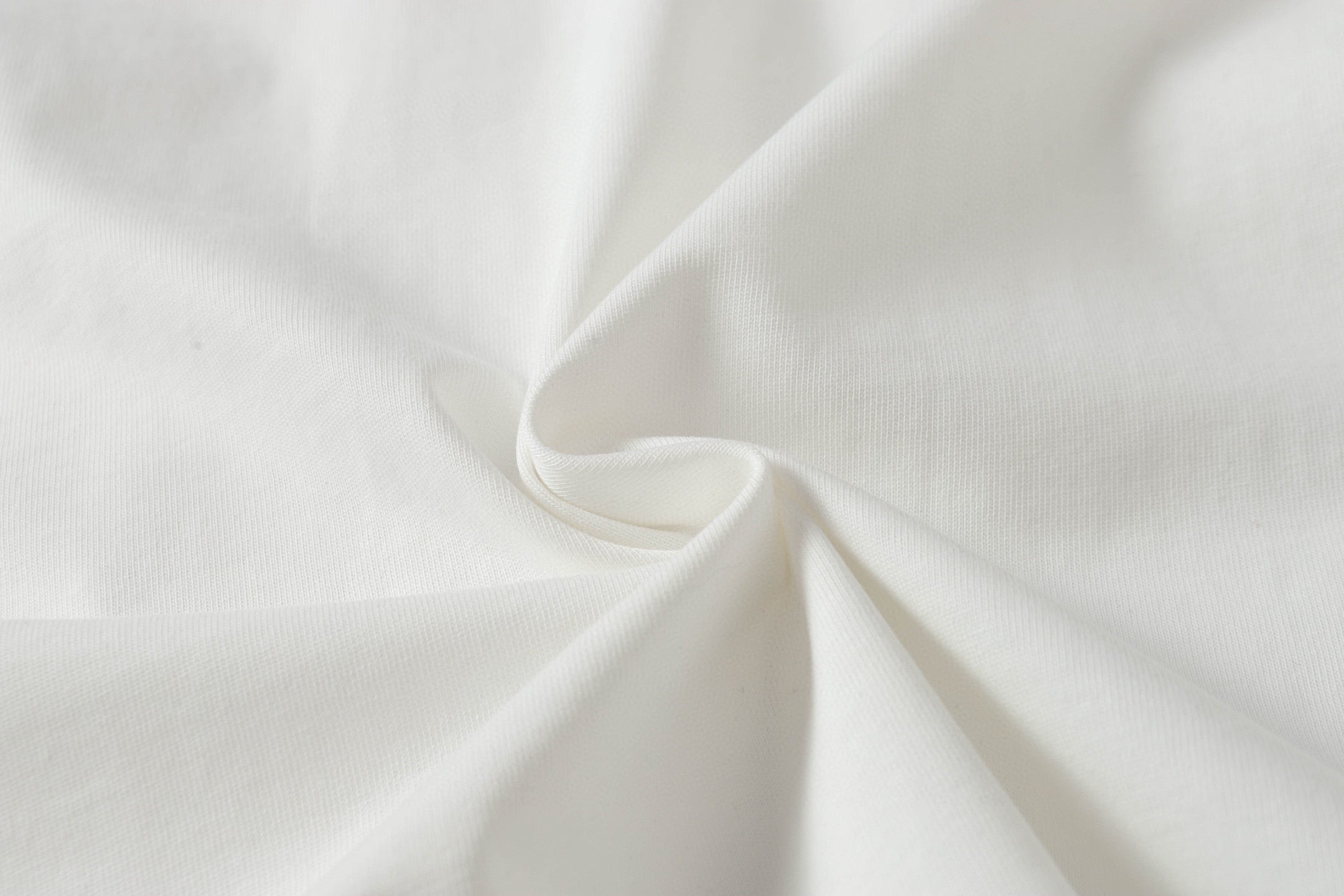 Foam round neck cotton T-shirt