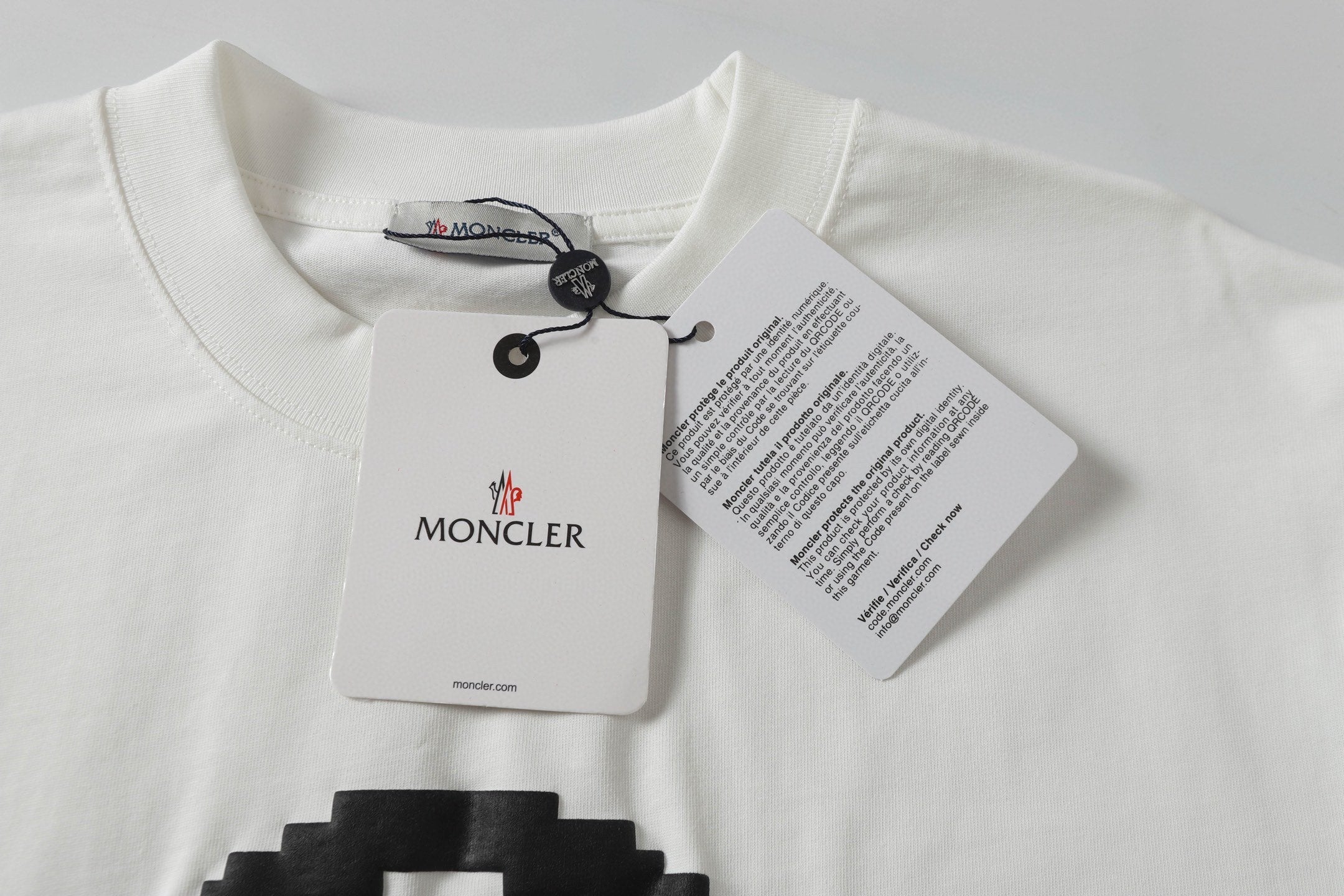 Foam round neck cotton T-shirt