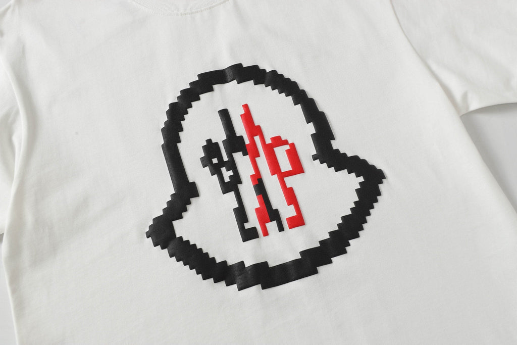 Foam round neck cotton T-shirt