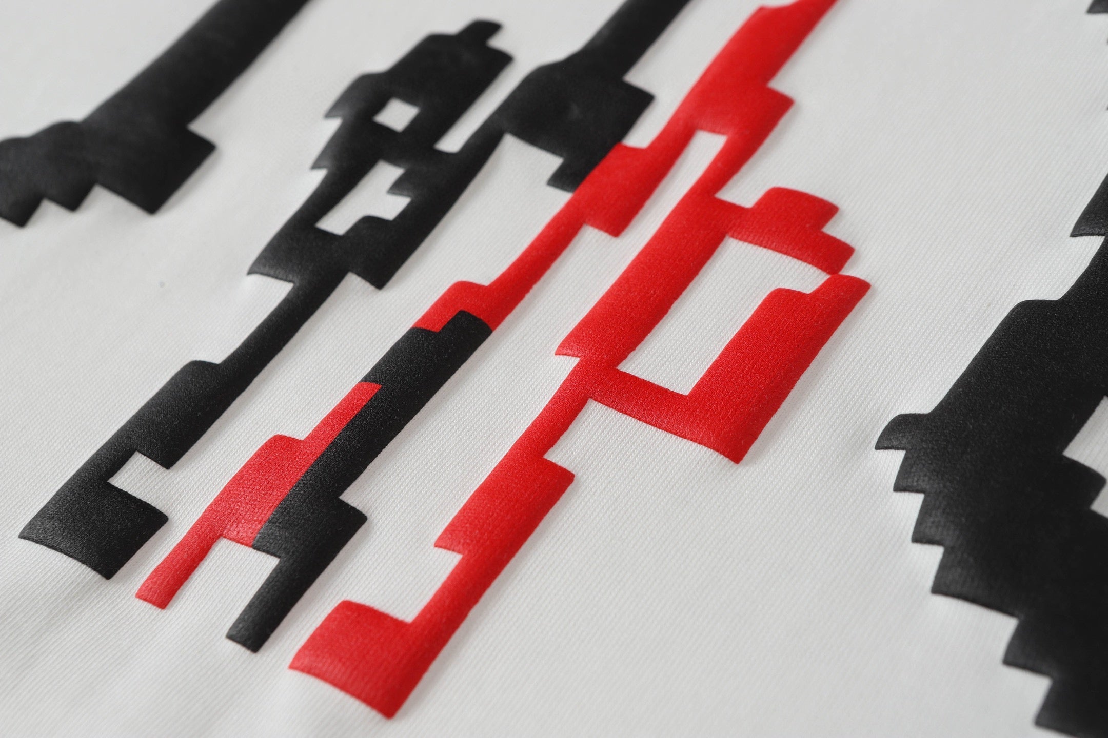 Foam round neck cotton T-shirt