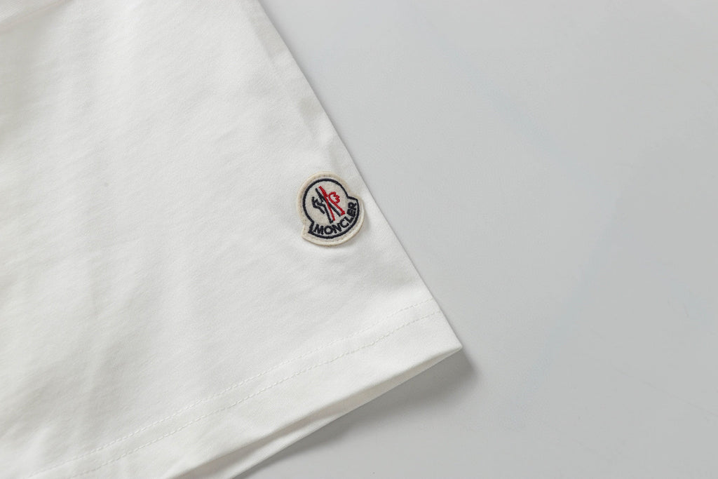 Foam round neck cotton T-shirt