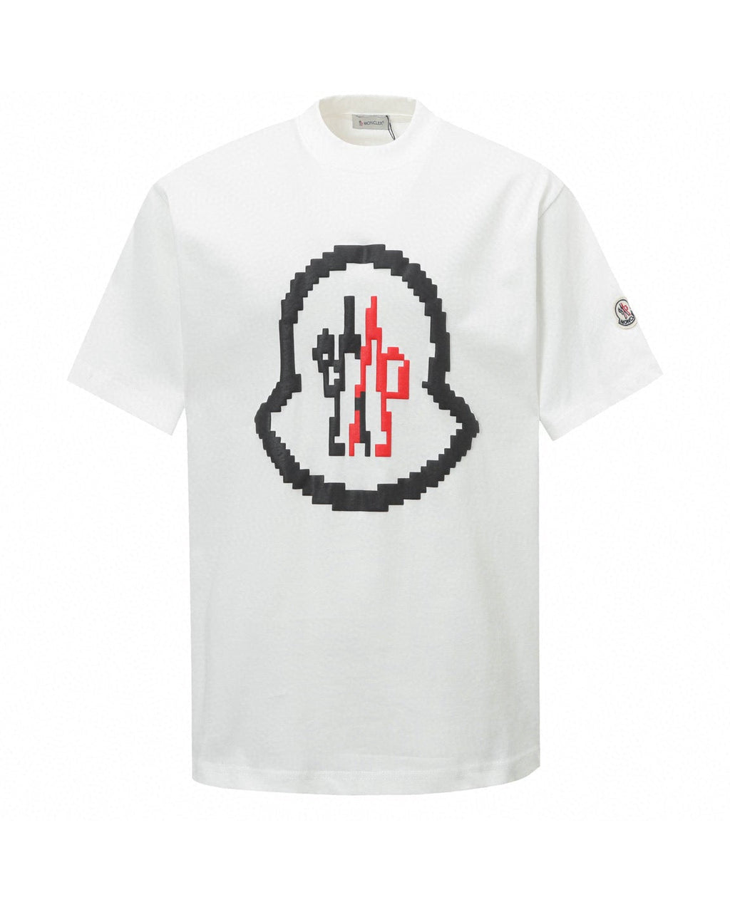 Foam round neck cotton T-shirt