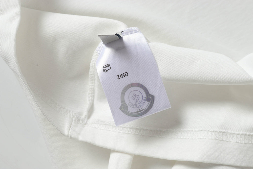 Foam round neck cotton T-shirt