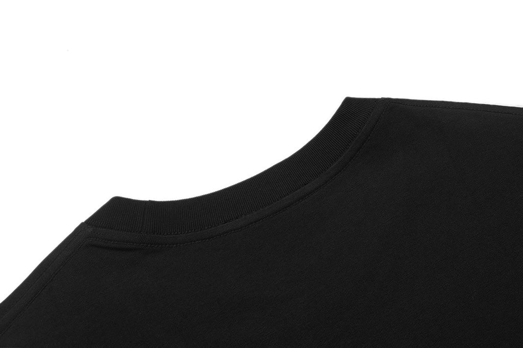 3D embroidered cotton T-shirt