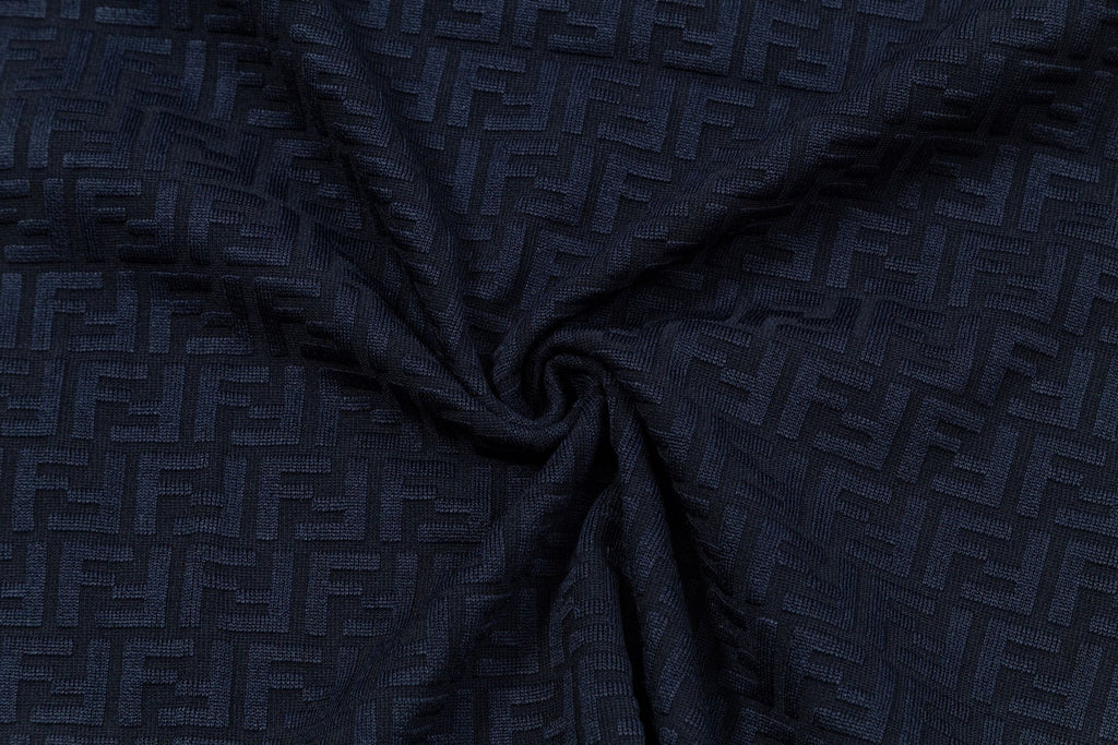 3D embroidered round neck cotton T-shirt