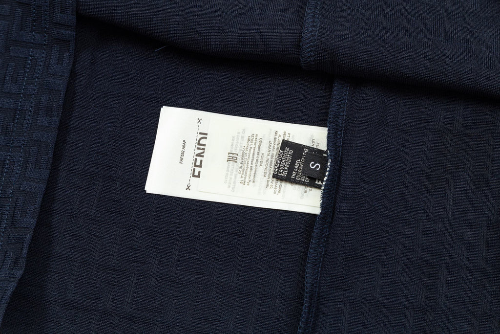 3D embroidered round neck cotton T-shirt