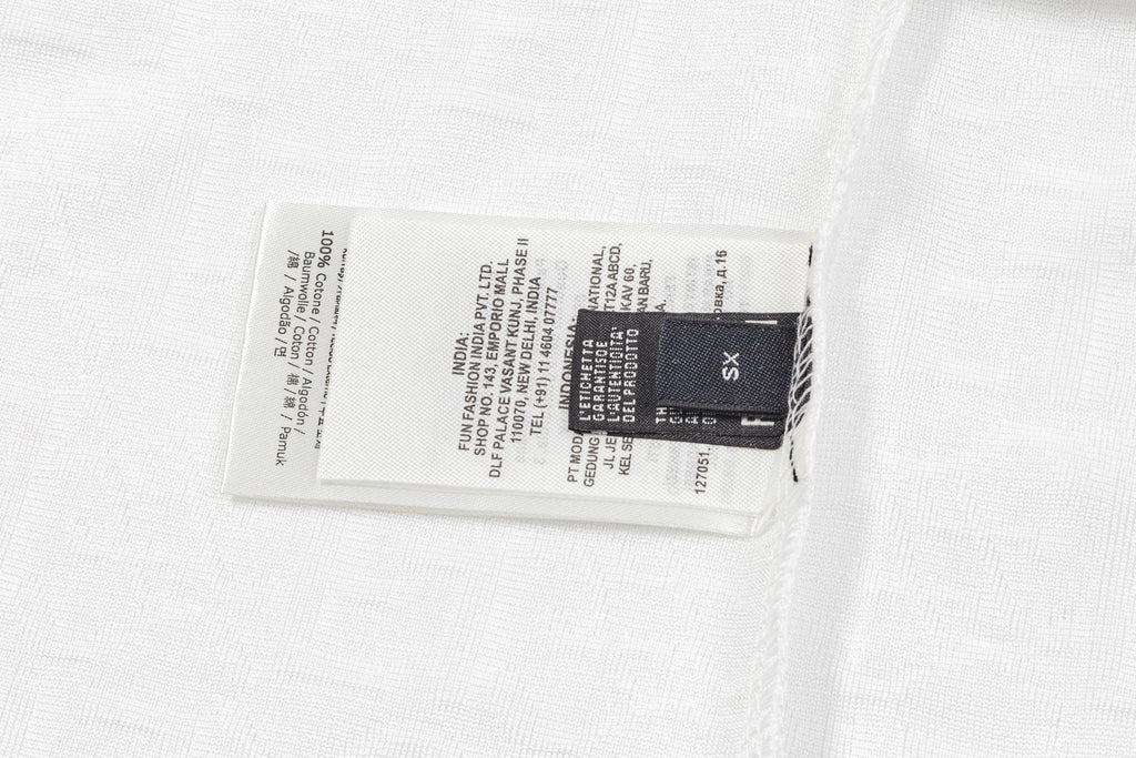 Ice silk jacquard cotton T-shirt