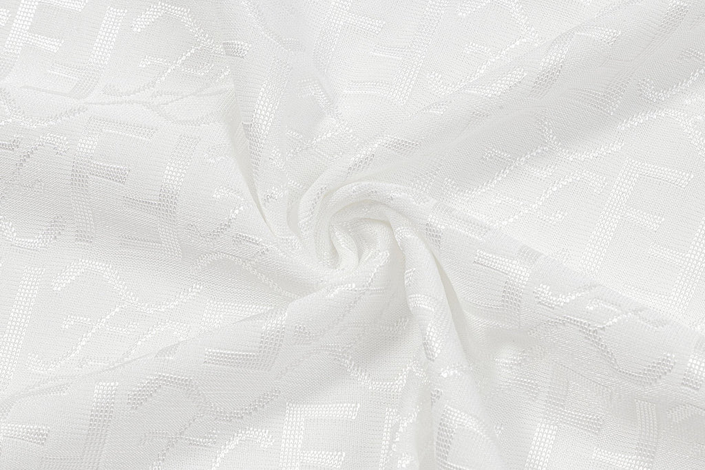 Ice silk jacquard cotton T-shirt