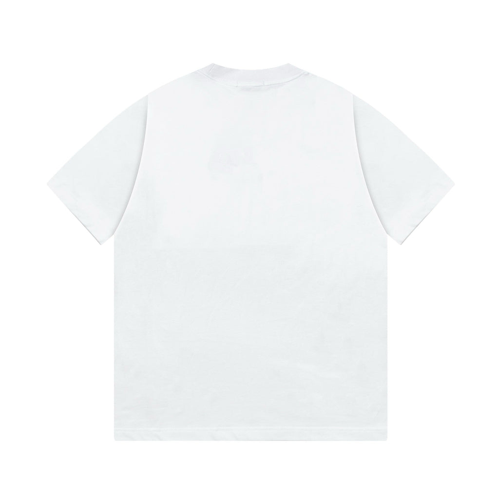 Fashion patch cotton T-shirt