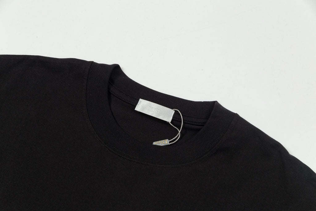 Fashion patch cotton T-shirt