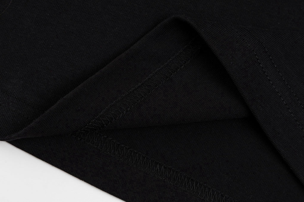 Simple embroidered cotton T-shirt