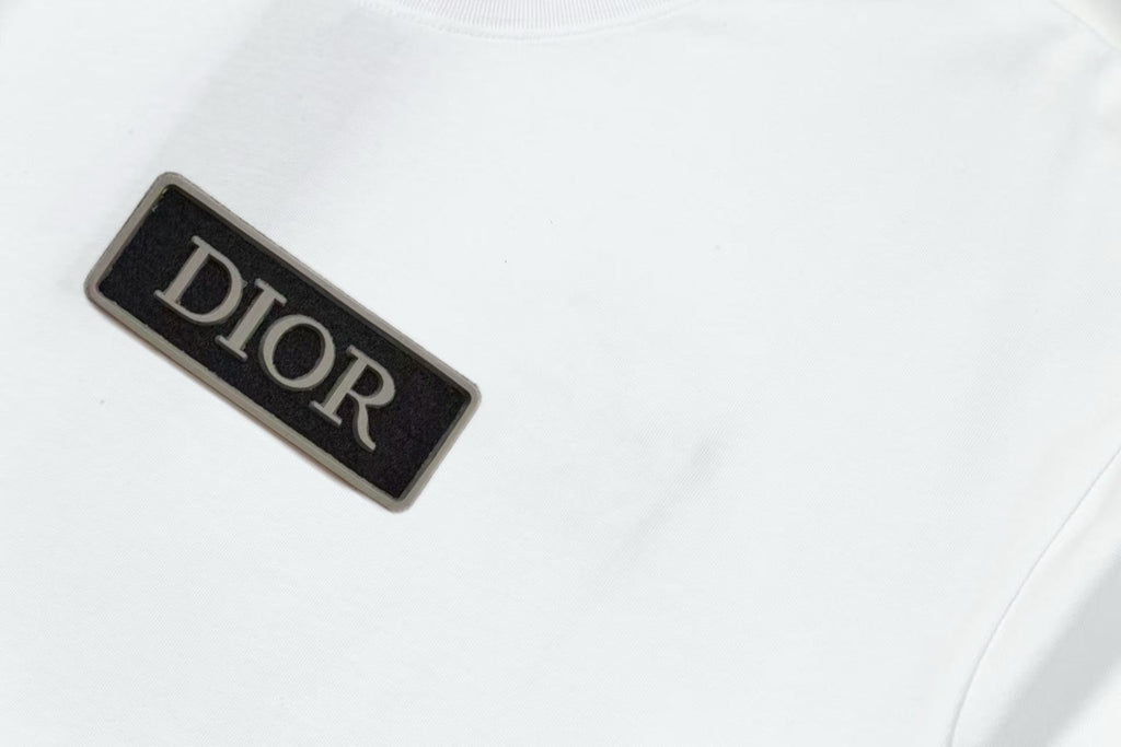 Fashion patch cotton T-shirt