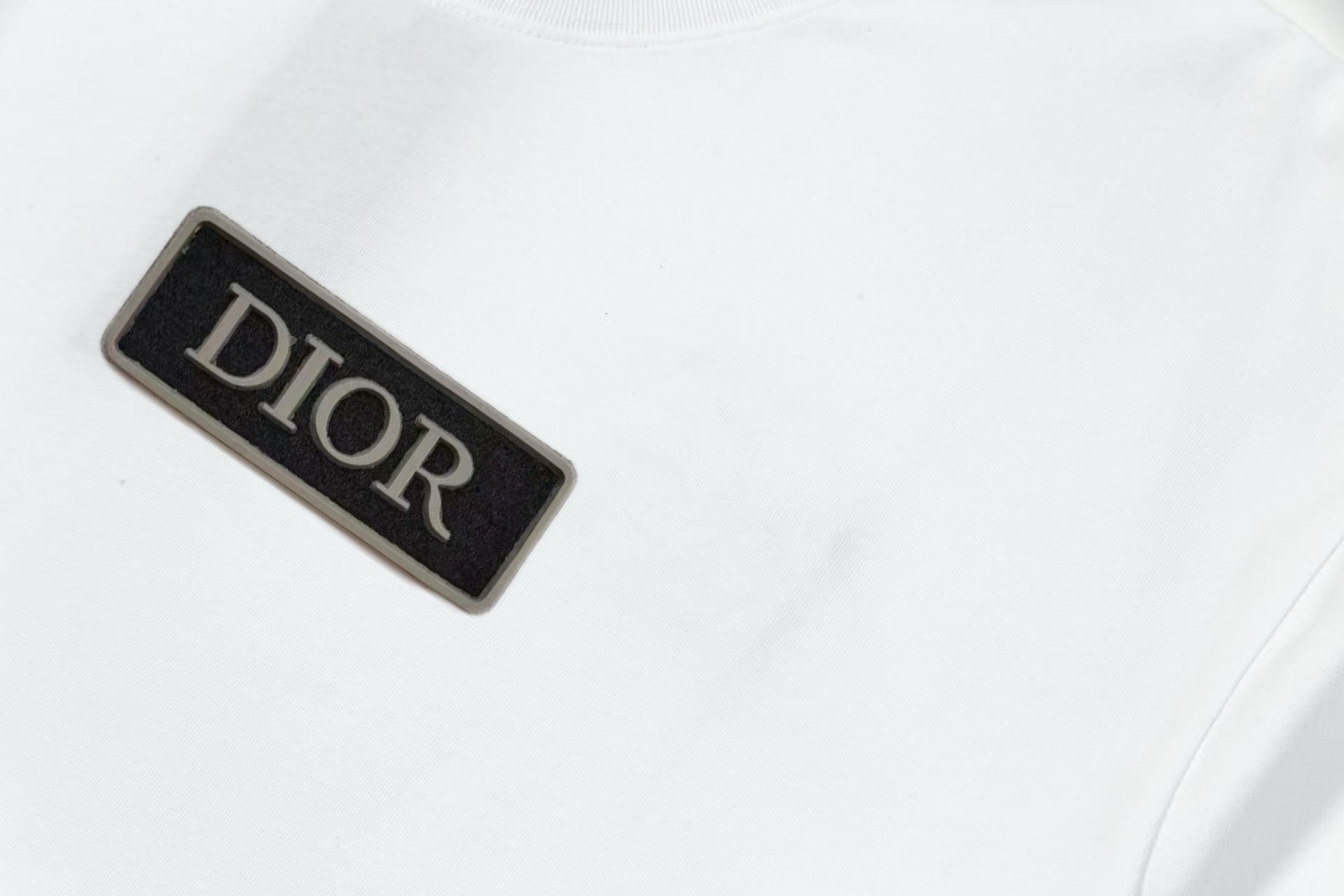 Fashion patch cotton T-shirt