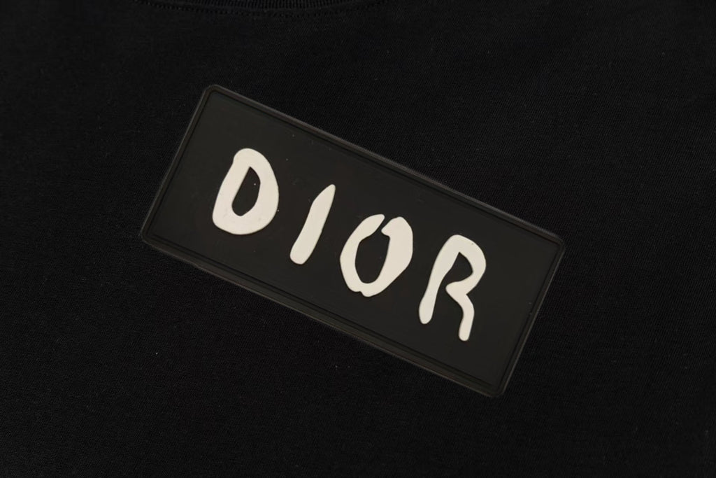 Fashion patch cotton T-shirt