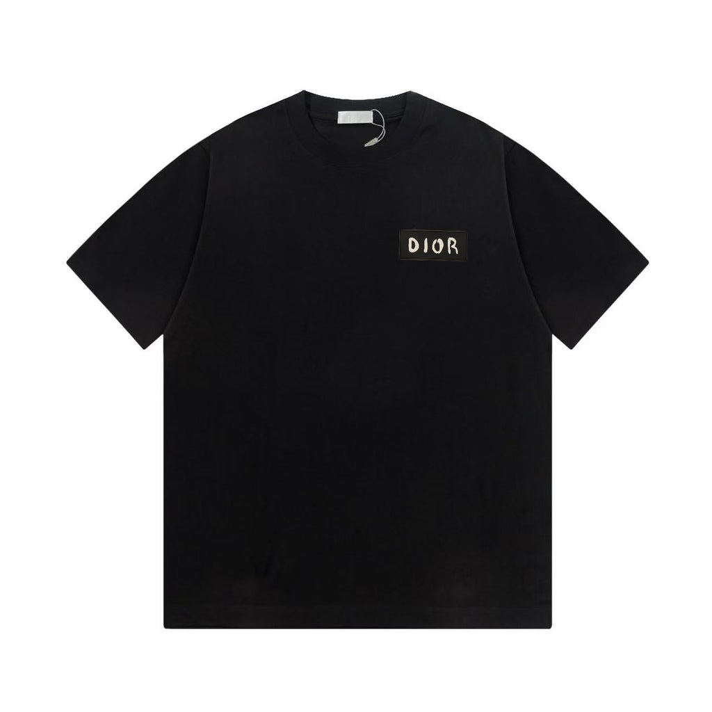 Fashion patch cotton T-shirt