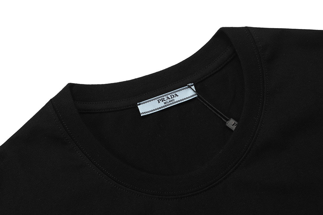 Crew neck cotton T-shirt
