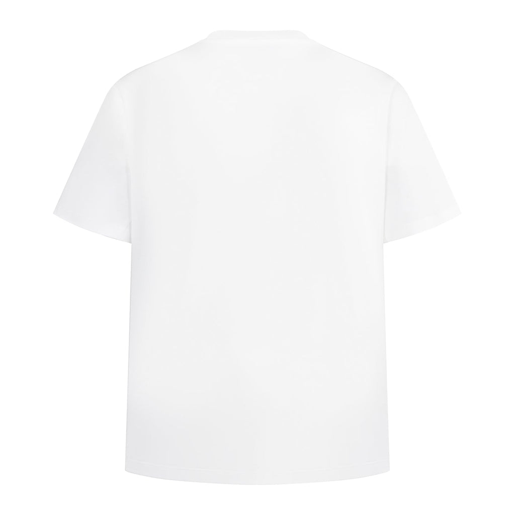 Painted printed cotton T-shirt