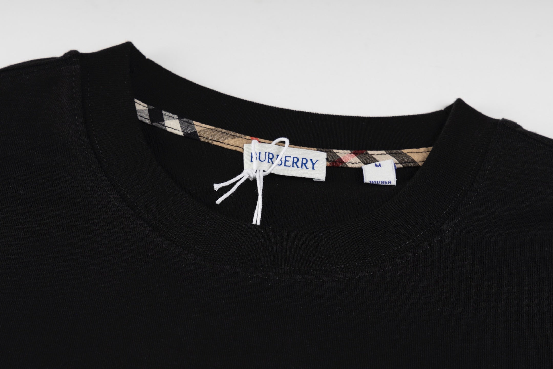 Double-sided embroidered cotton T-shirt