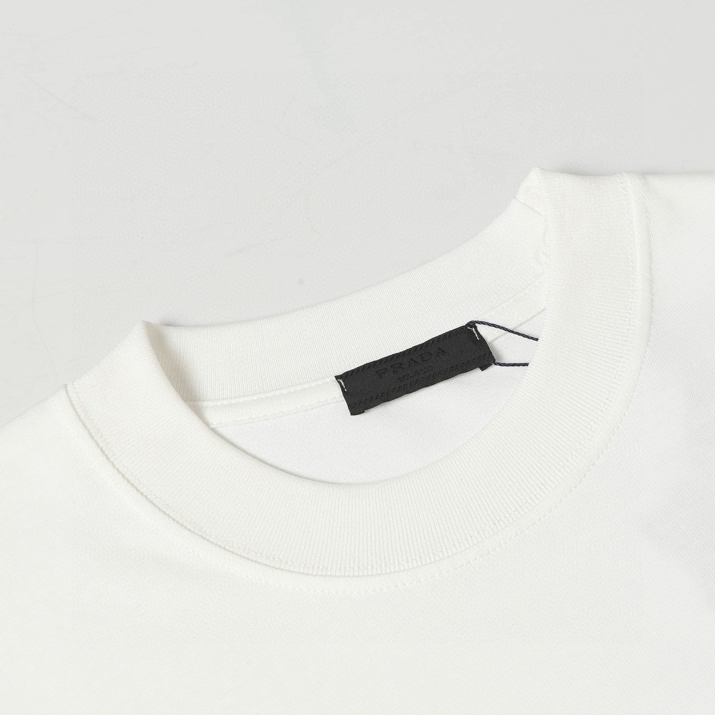 Printed crew neck cotton T-shirt