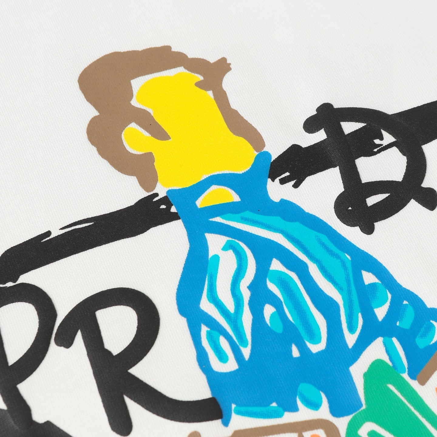 Printed crew neck cotton T-shirt