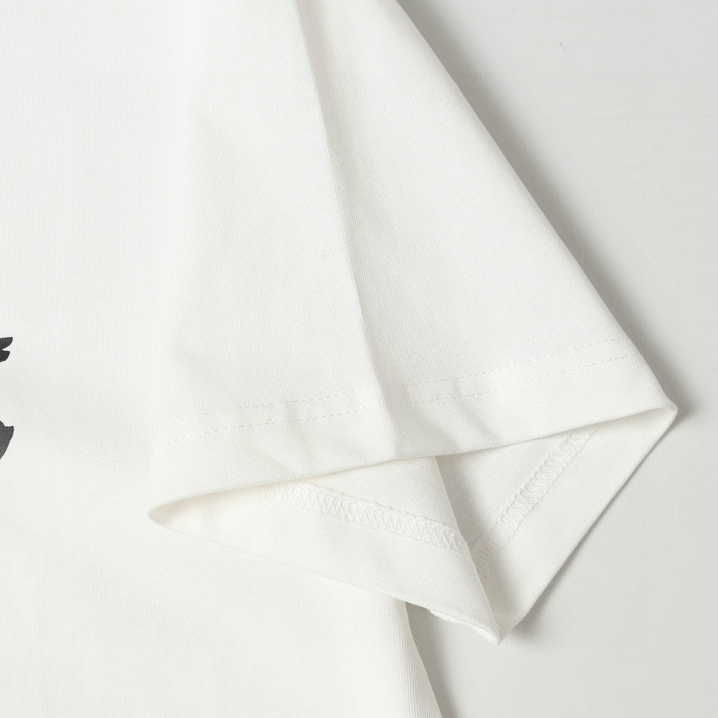 Printed crew neck cotton T-shirt