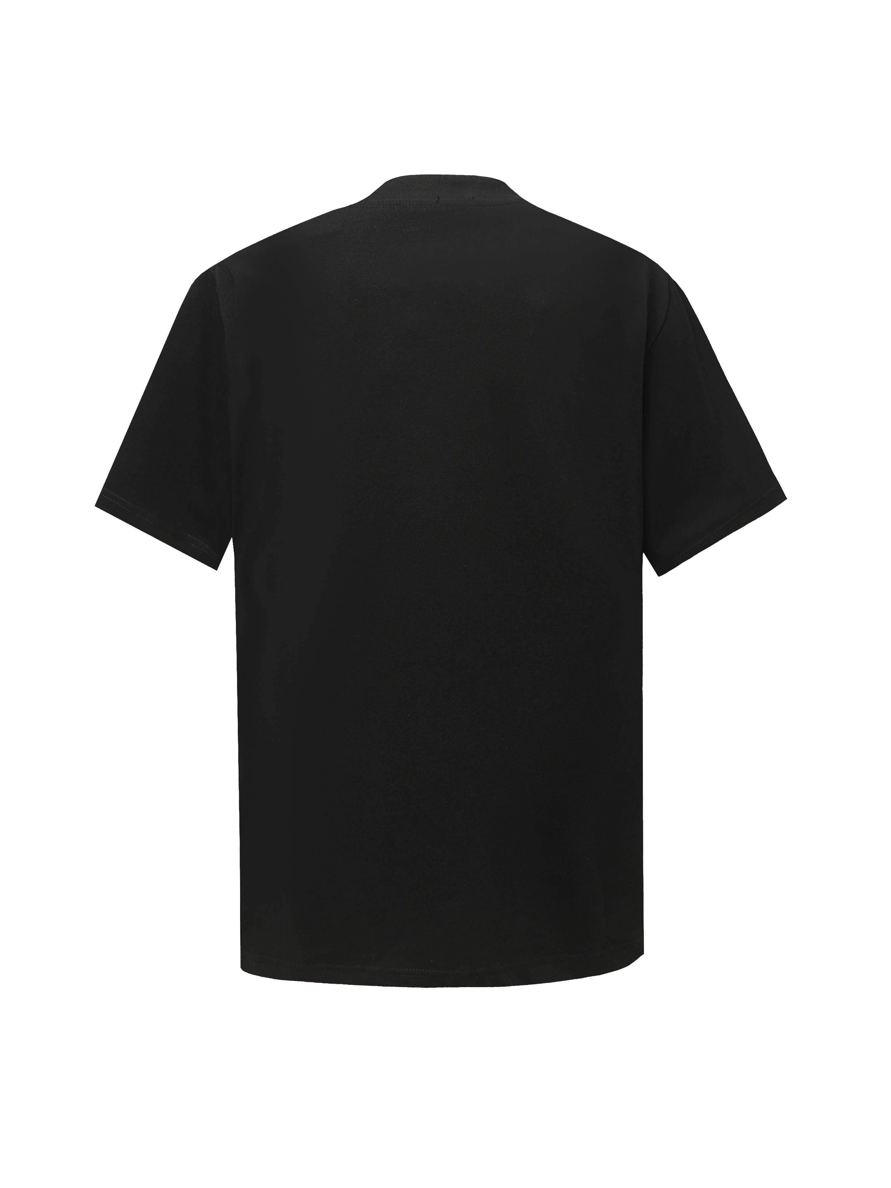 Pocket crew neck cotton T-shirt