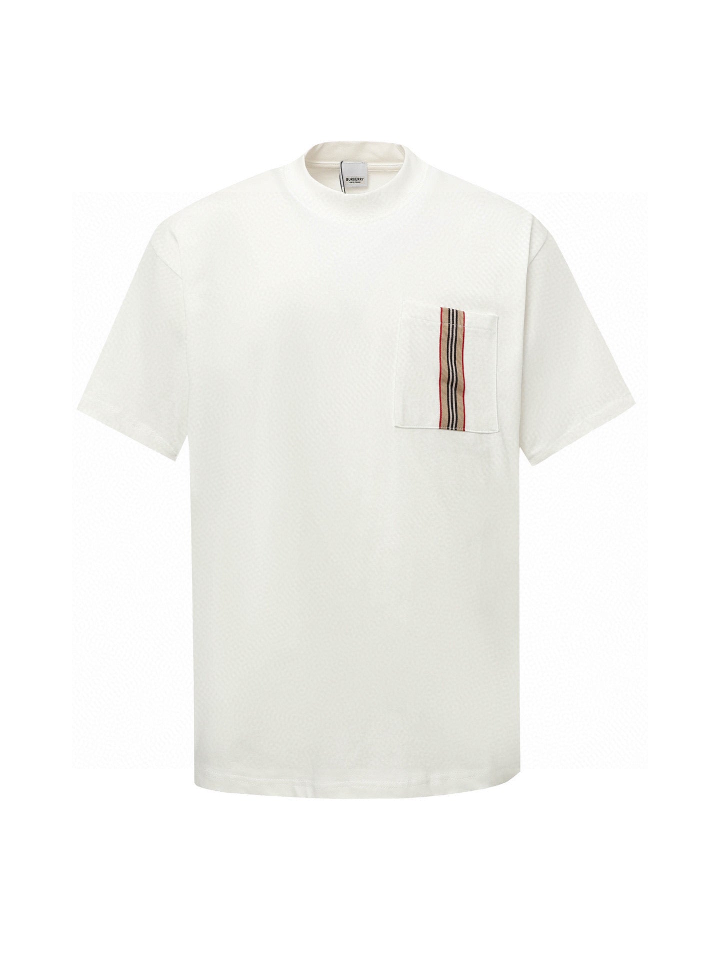 Pocket crew neck cotton T-shirt