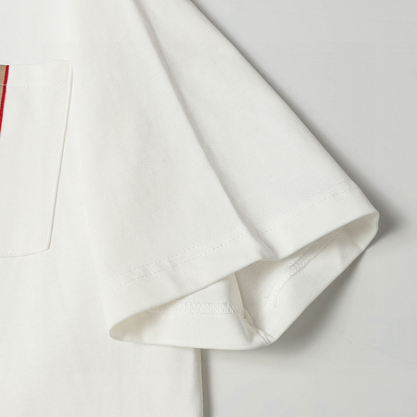 Pocket crew neck cotton T-shirt