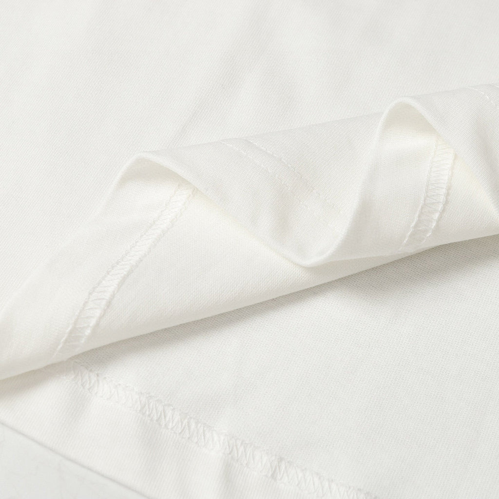 Printed crew neck cotton T-shirt