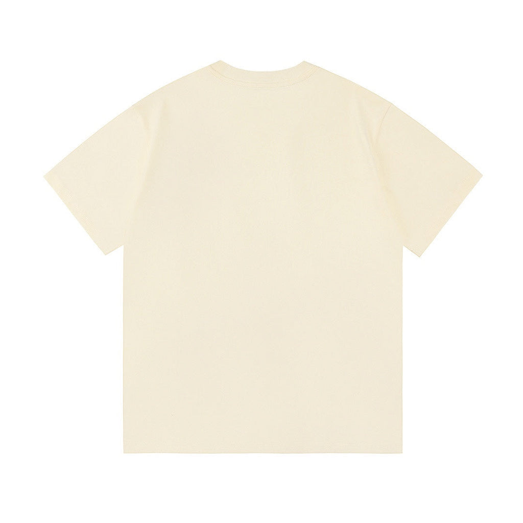 Patch cotton T-shirt