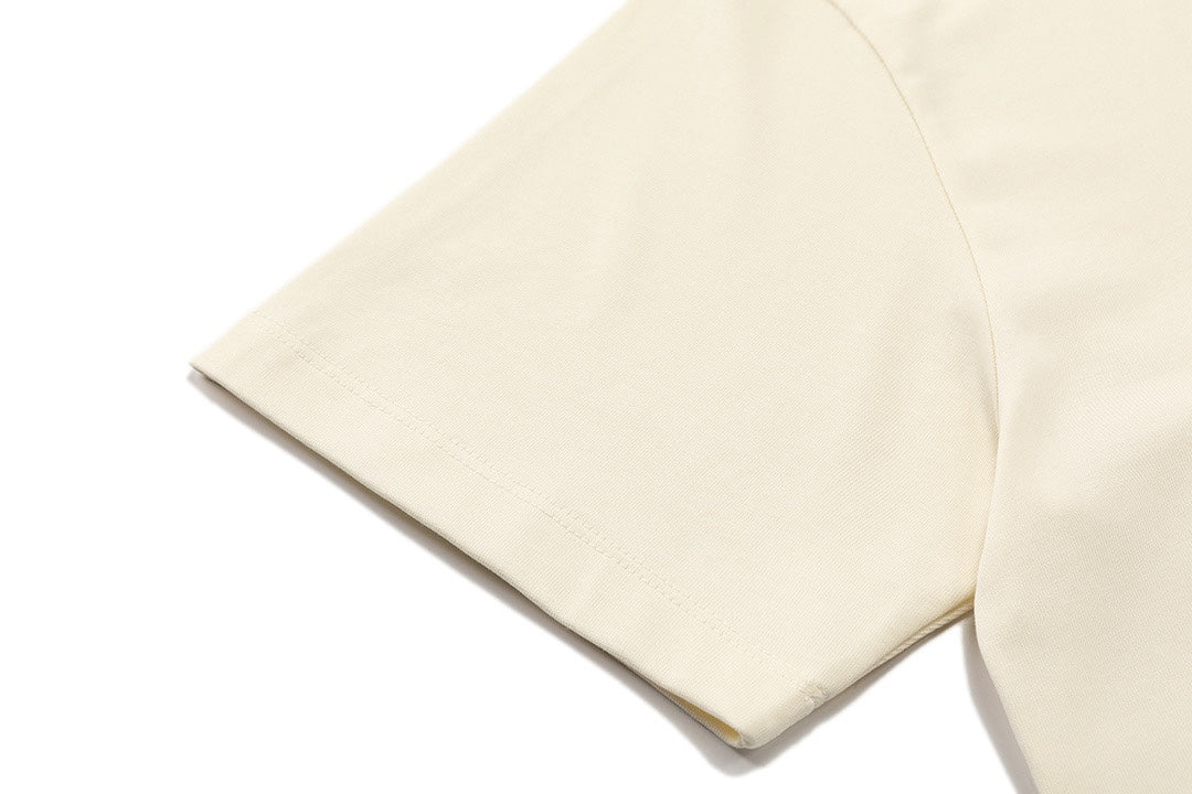 Patch cotton T-shirt