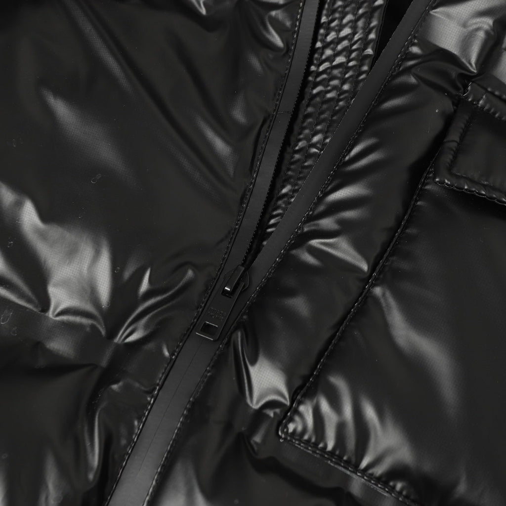 Detachable hood down jacket