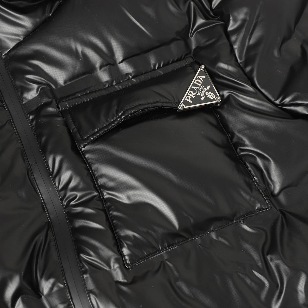 Detachable hood down jacket