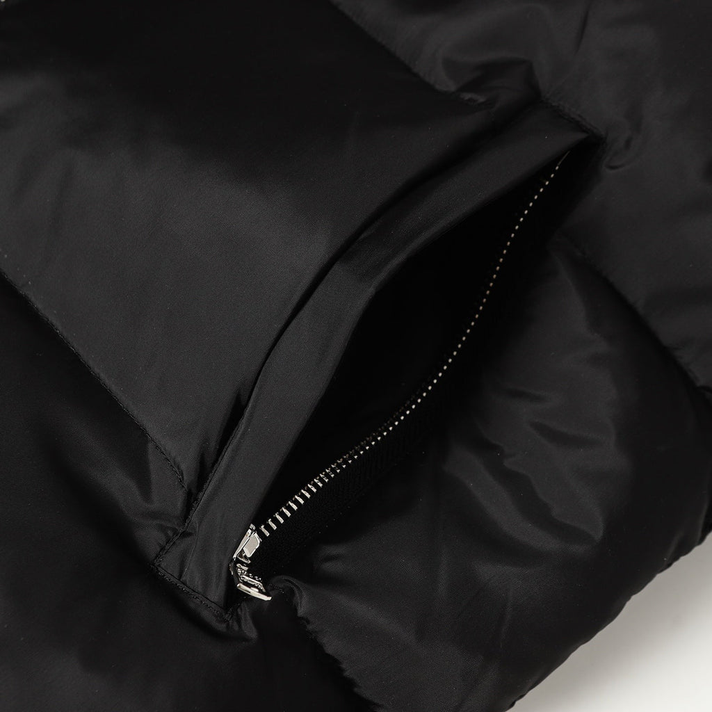 Detachable hooded down jacket