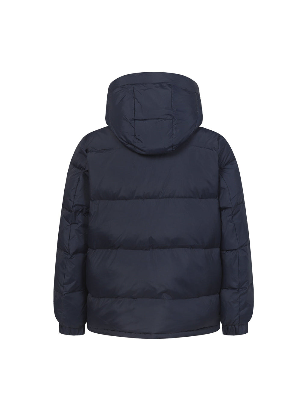 Detachable hooded down jacket