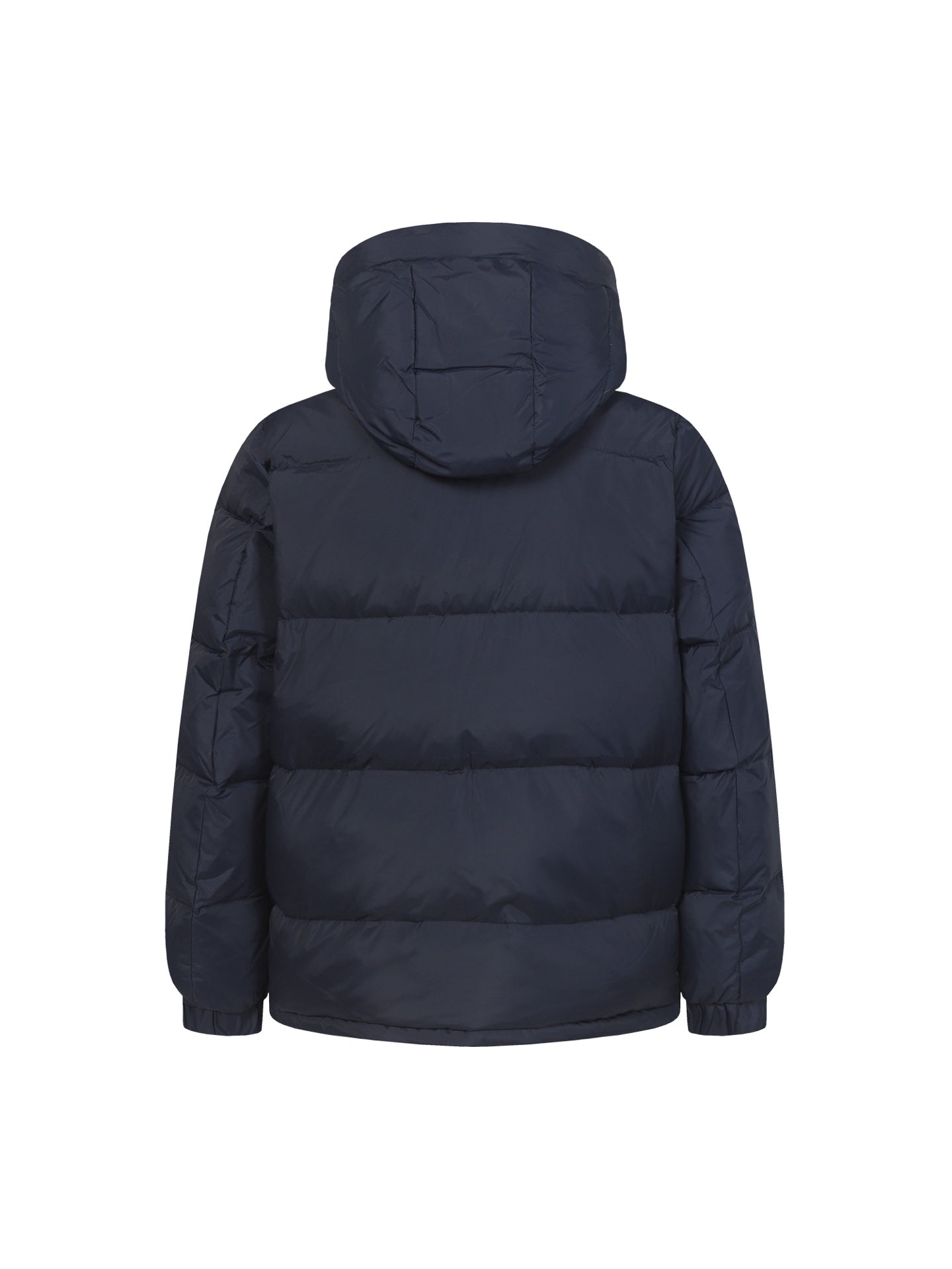 Detachable hooded down jacket