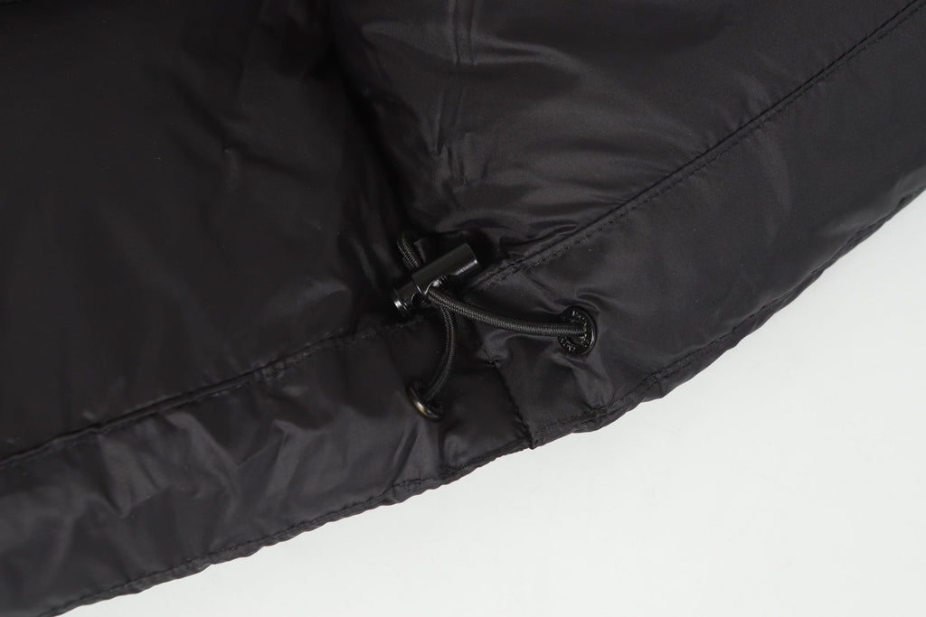 zipper stand collar down jacket