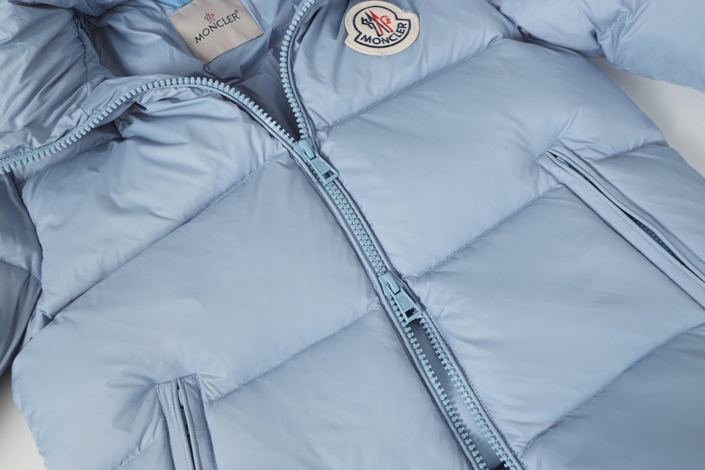 zipper stand collar down jacket