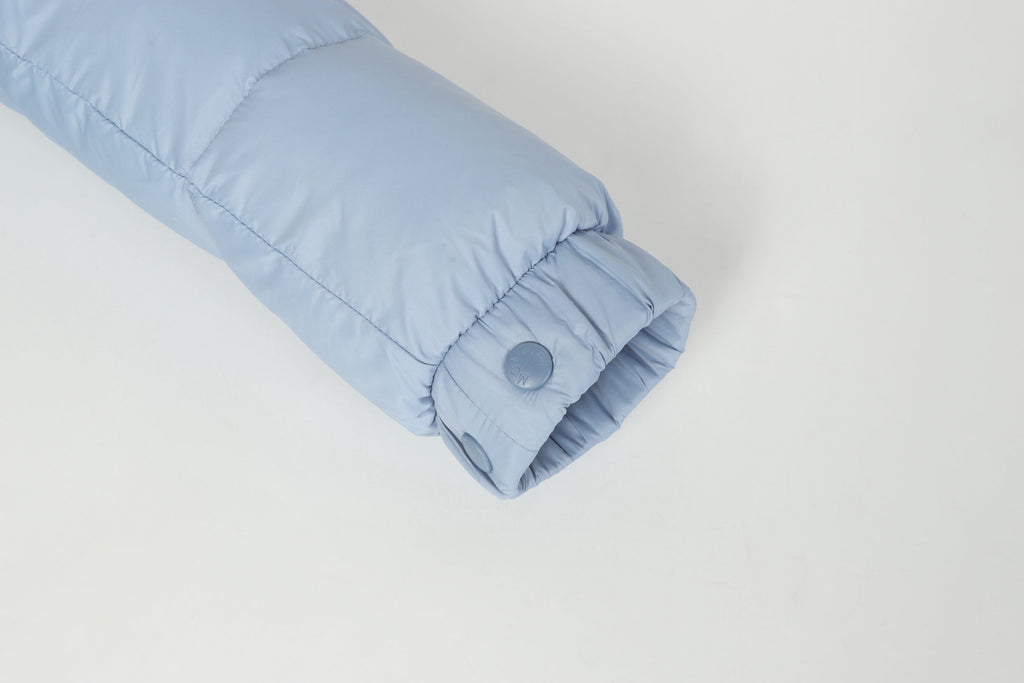 zipper stand collar down jacket