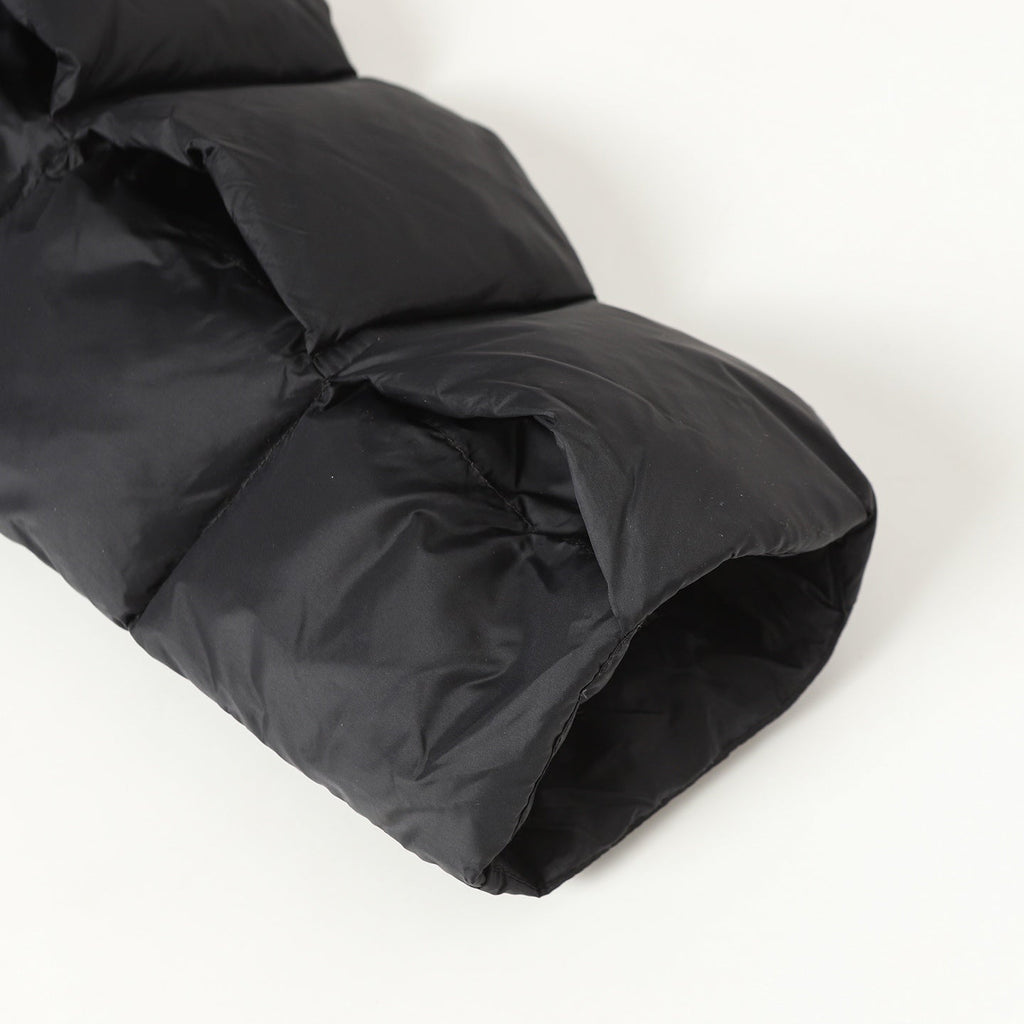 3D Quilted Zip-Up Down Jacket