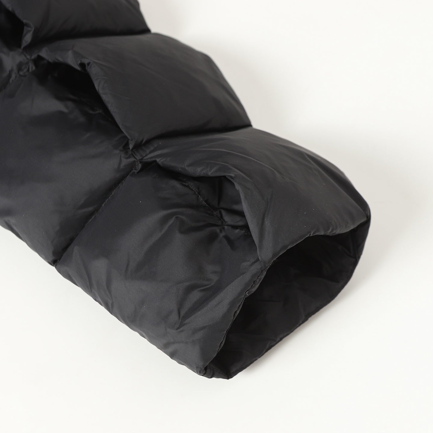 3D Quilted Zip-Up Down Jacket