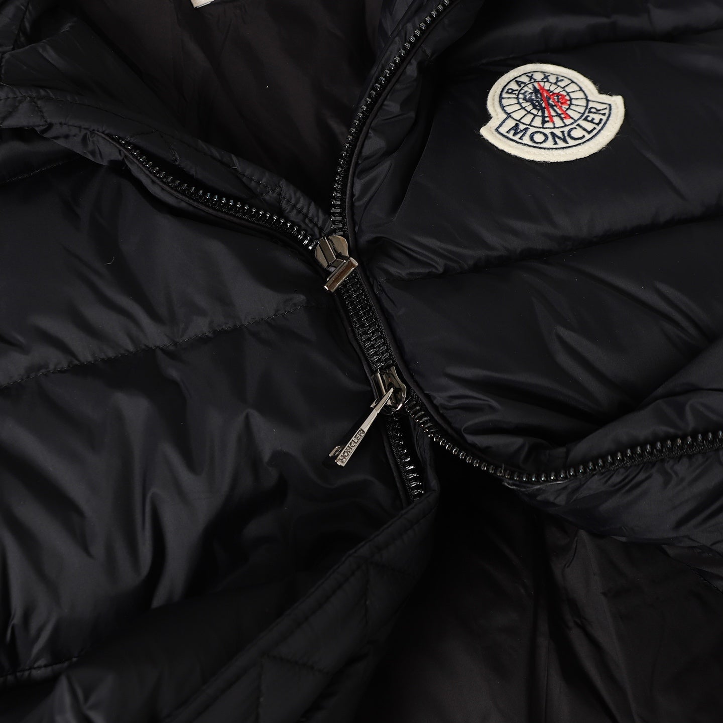 3D Quilted Zip-Up Down Jacket